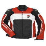 Ducati Racing Jacket Men's Leather Motorcycle Biker MotoGP Apparel 2 - Image 3